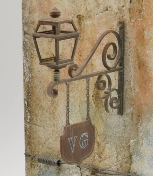 Soporte cartel y farol  1:35 - Imagen 3