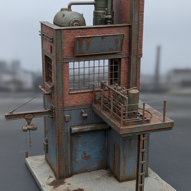 Fábrica sección pequeña esquina  1:35