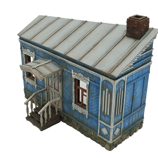 Isba - vivienda campesina rusa  1:35