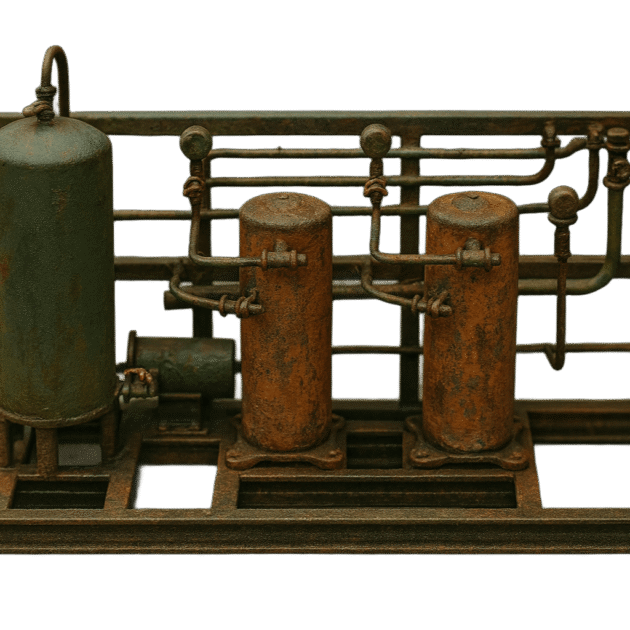 Bancada depósitos y tuberias 1:35