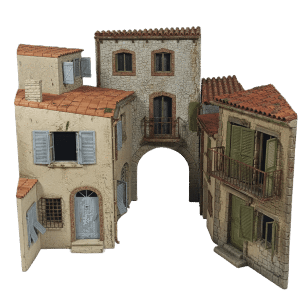 Conjunto 5 viviendas 1:35