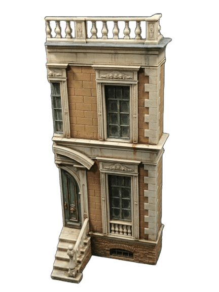 Vivienda en esquina   1:72