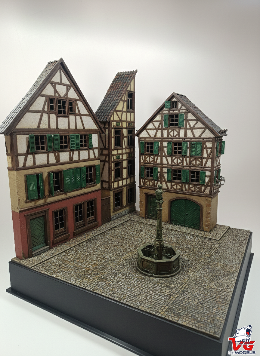 Plaza pueblo Alemania 1:35